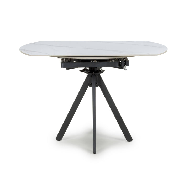Rowan Rotating White 1.2m Dining Table