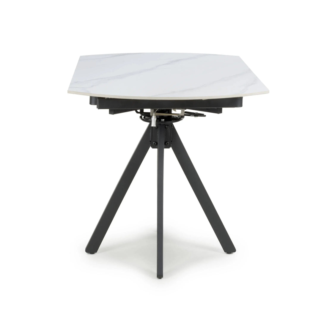 Rowan Rotating White 1.2m Dining Table