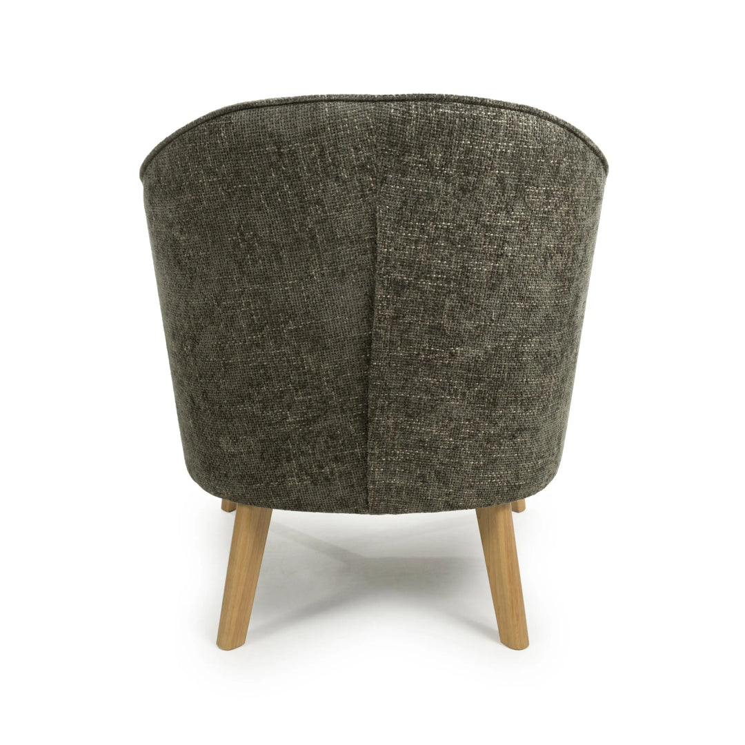 Willow and Stone Juno Flax Effect Green Armchair Shankar