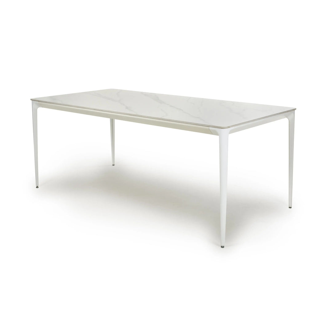 Willow and Stone Niva Medium 160cm White Dining Table Shankar