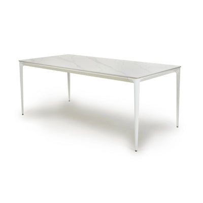Willow and Stone Niva Medium 160cm White Dining Table Shankar
