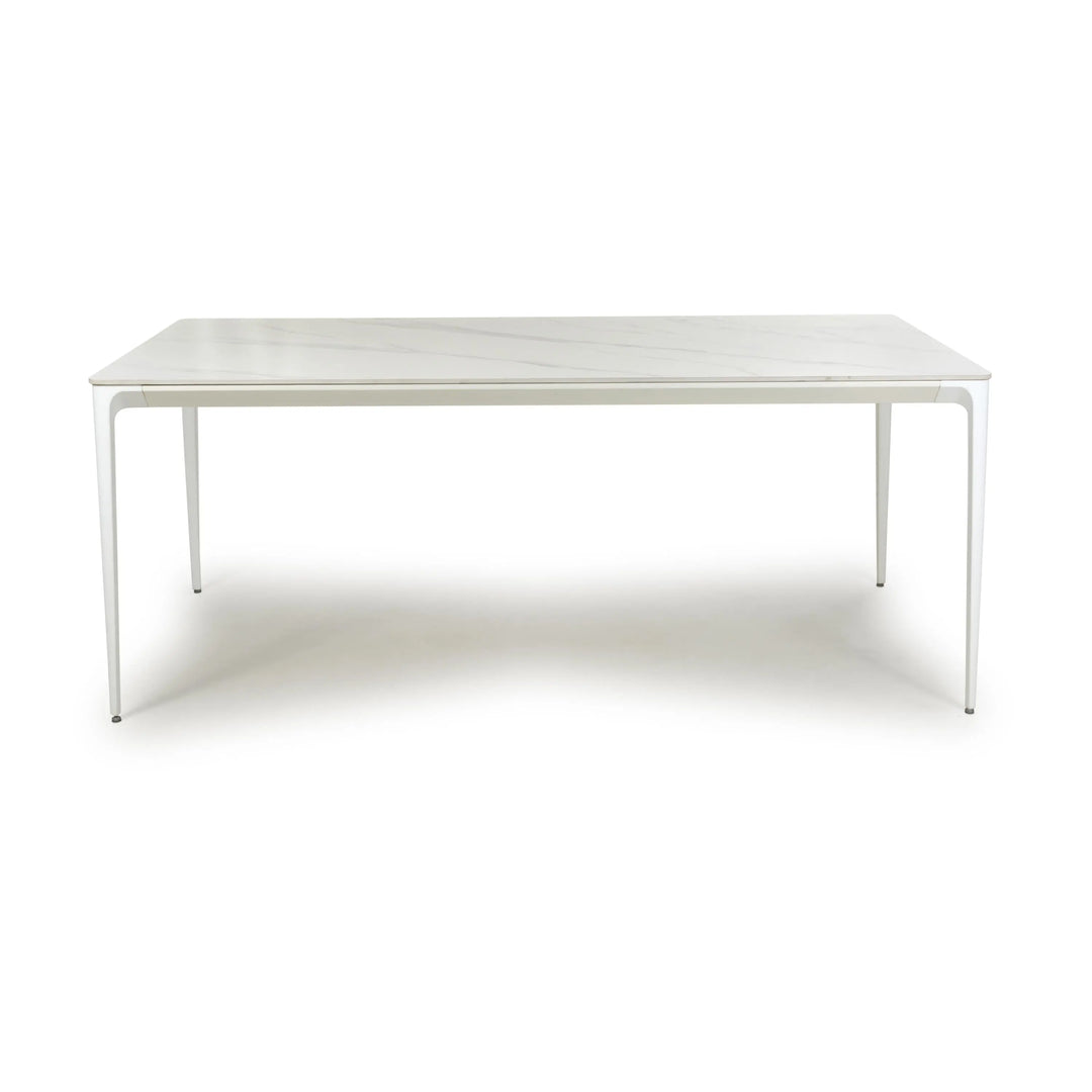 Willow and Stone Niva Medium 160cm White Dining Table Shankar