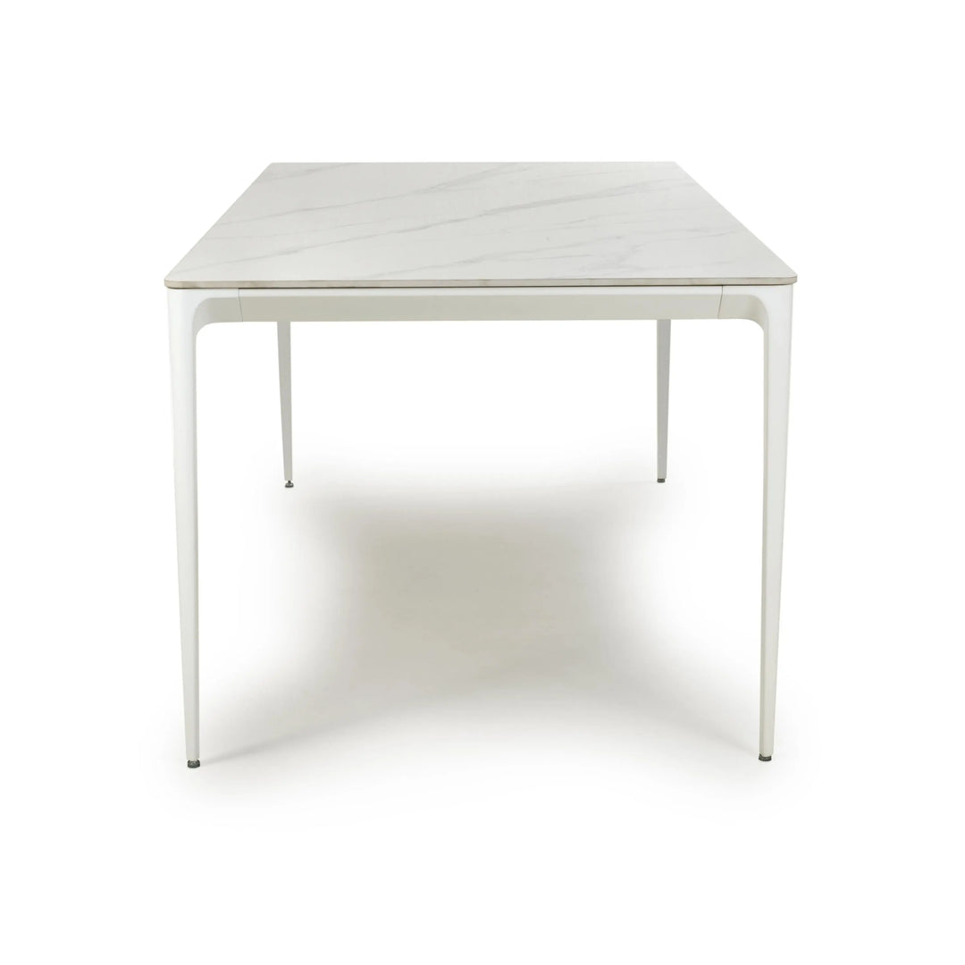 Willow and Stone Niva Medium 160cm White Dining Table Shankar
