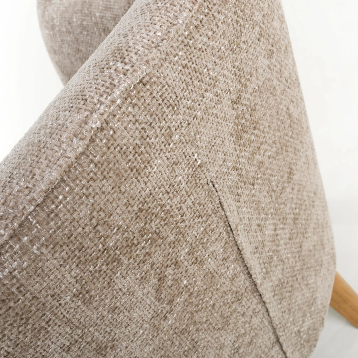 Willow and Stone Juno Flax Effect Natural Armchair Shankar