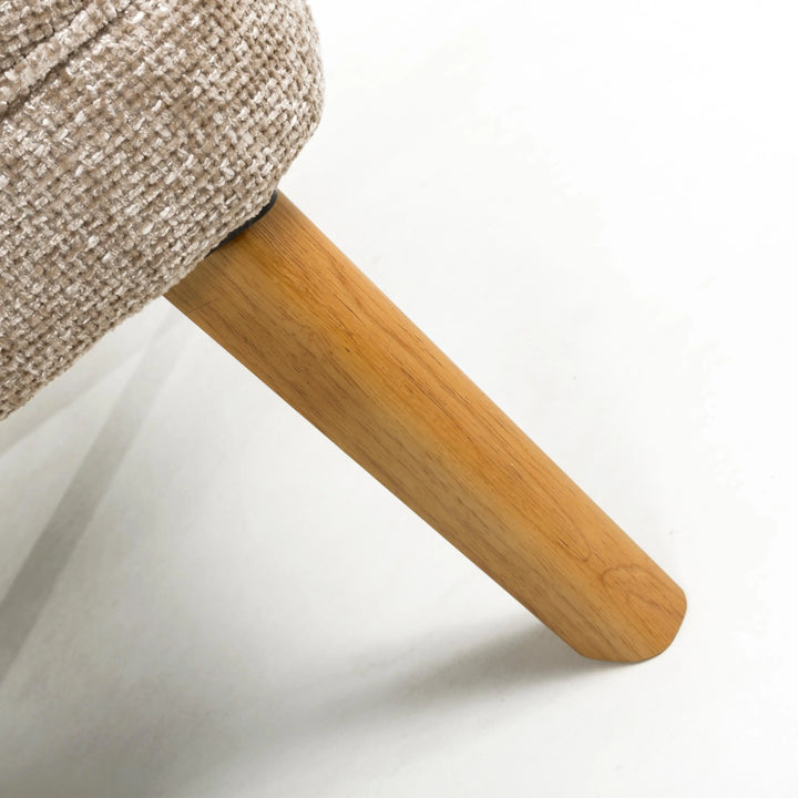 Willow and Stone Juno Flax Effect Natural Armchair Shankar