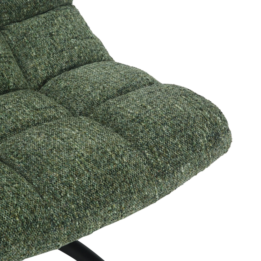 Willow and Stone Zyra Multi Green Lounge Chair Shankar