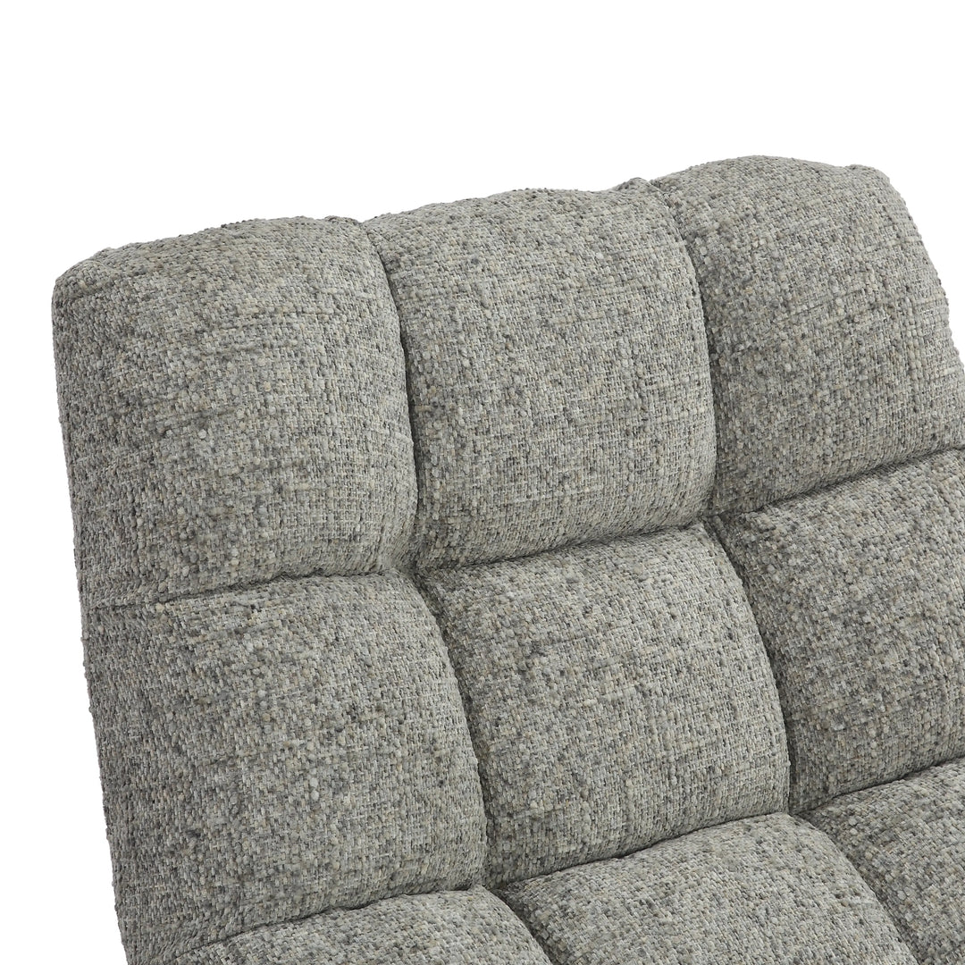 Willow and Stone Zyra Light Grey Lounge Chair Shankar