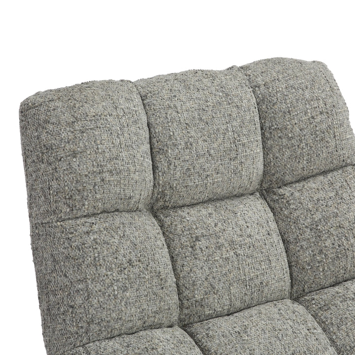 Willow and Stone Zyra Light Grey Lounge Chair Shankar
