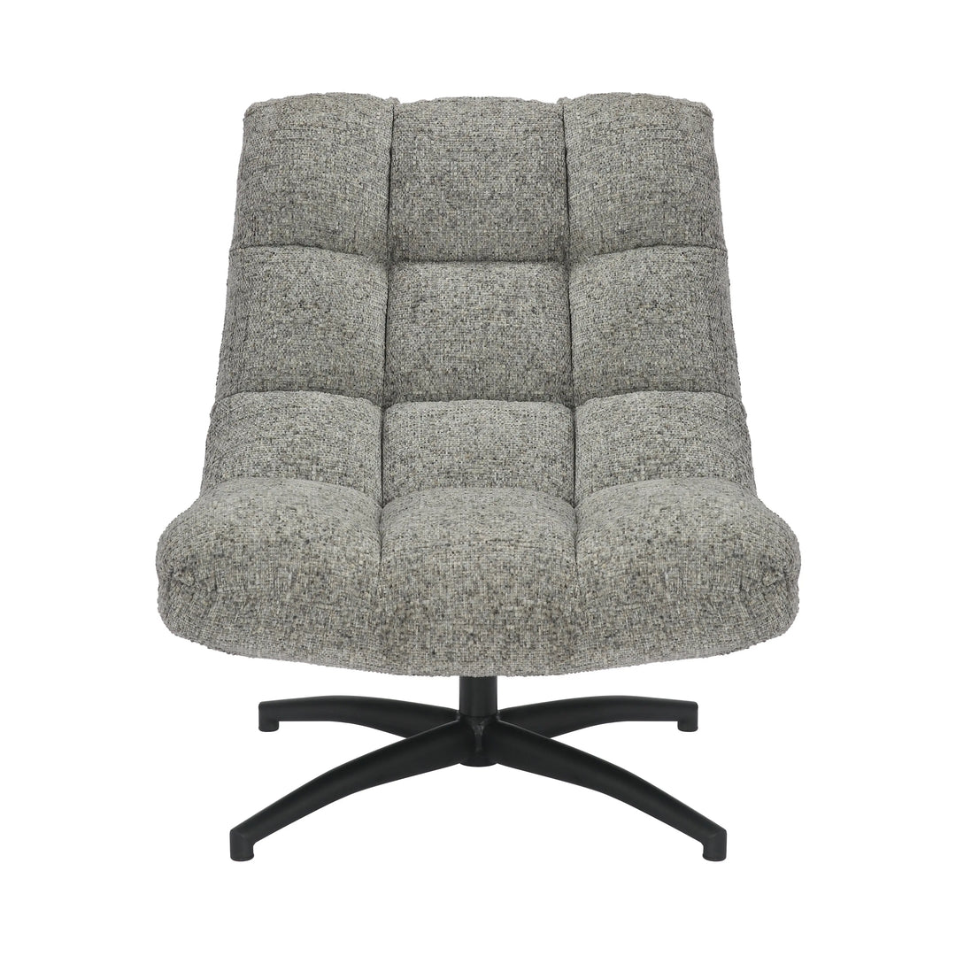 Willow and Stone Zyra Light Grey Lounge Chair Shankar