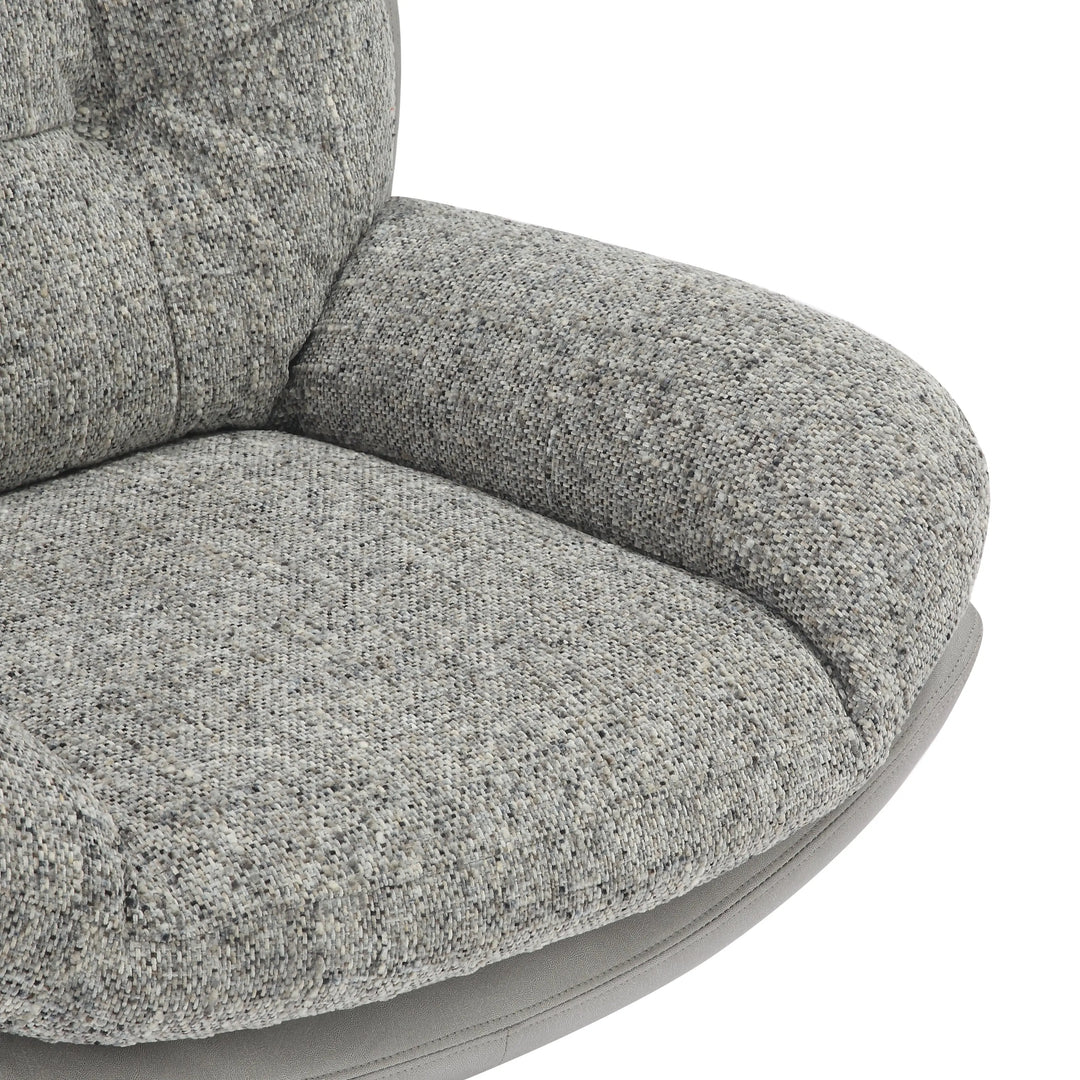 Willow and Stone Anvi Grey Lounge Chair Shankar