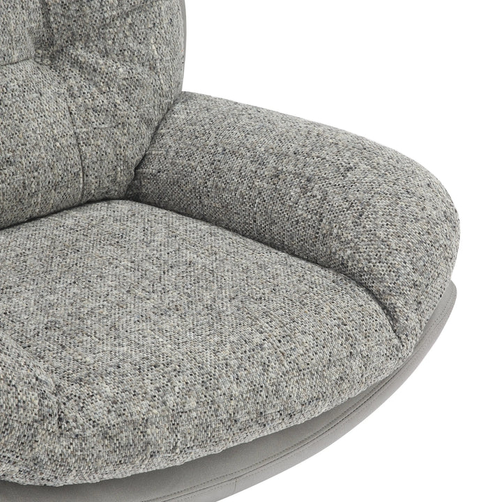 Willow and Stone Anvi Grey Lounge Chair Shankar