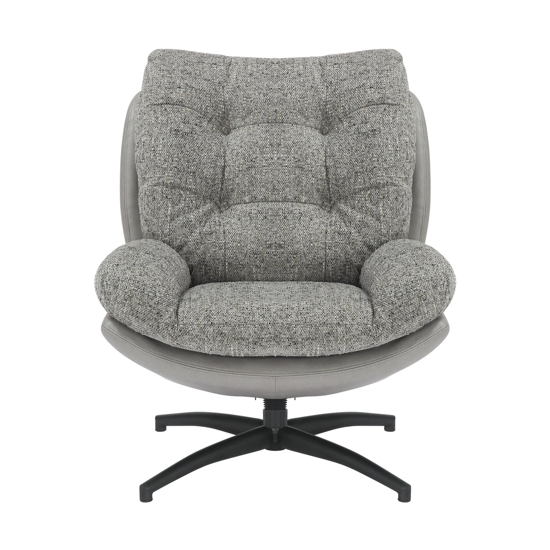 Willow and Stone Anvi Grey Lounge Chair Shankar