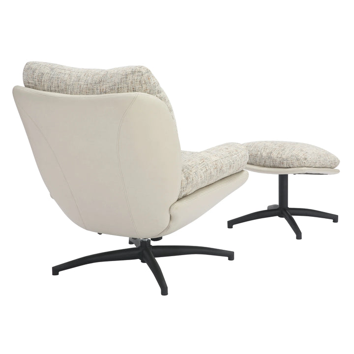 Willow and Stone Anvi Cream Lounge Chair Shankar