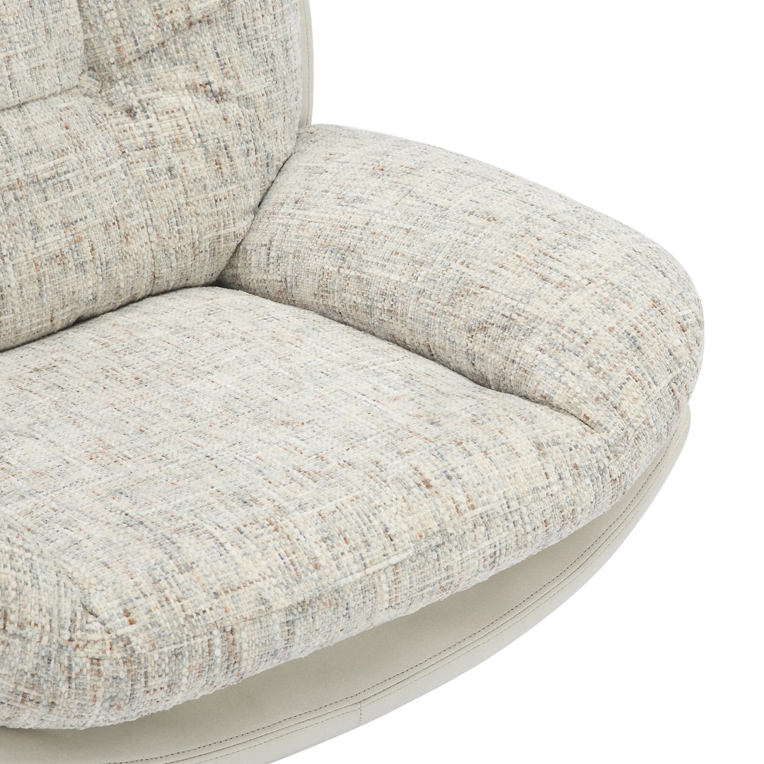 Willow and Stone Anvi Cream Lounge Chair Shankar