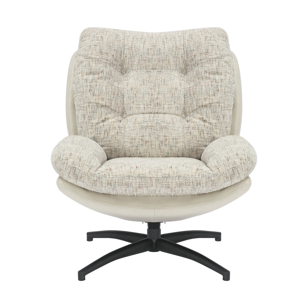 Willow and Stone Anvi Cream Lounge Chair Shankar
