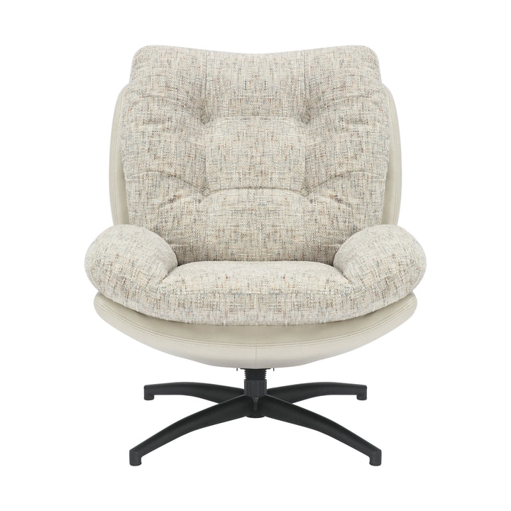 Willow and Stone Anvi Cream Lounge Chair Shankar