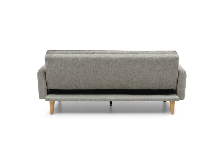 Willow and Stone Kavi Chenille Effect Natural 3 Seater Sofa Bed Shankar