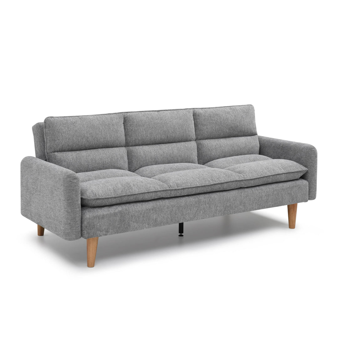 Celine Rest Chenille Effect Light Grey Sofa Bed