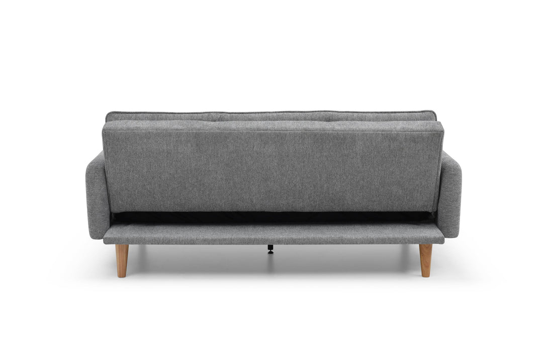 Celine Rest Chenille Effect Light Grey Sofa Bed