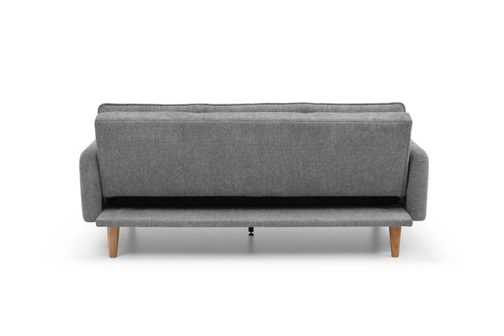 Celine Rest Chenille Effect Light Grey Sofa Bed
