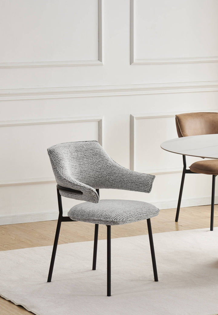 Greyson Textured Smoke Grey Dining Chair