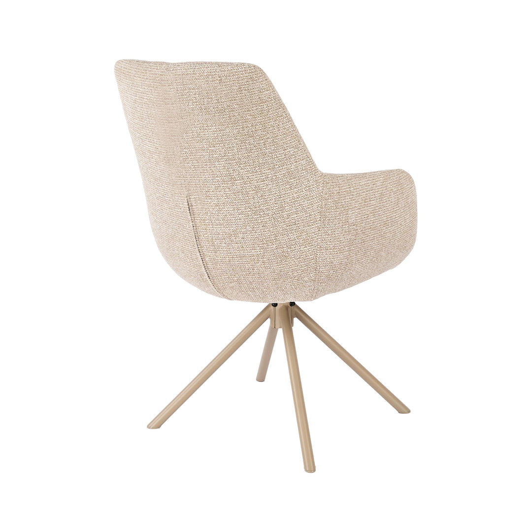 Ruvella Tweed Natural Dining Chair
