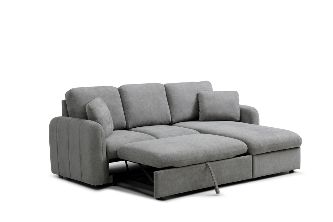 Alden Grey Corner Sofa