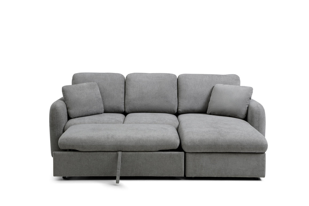 Alden Grey Corner Sofa