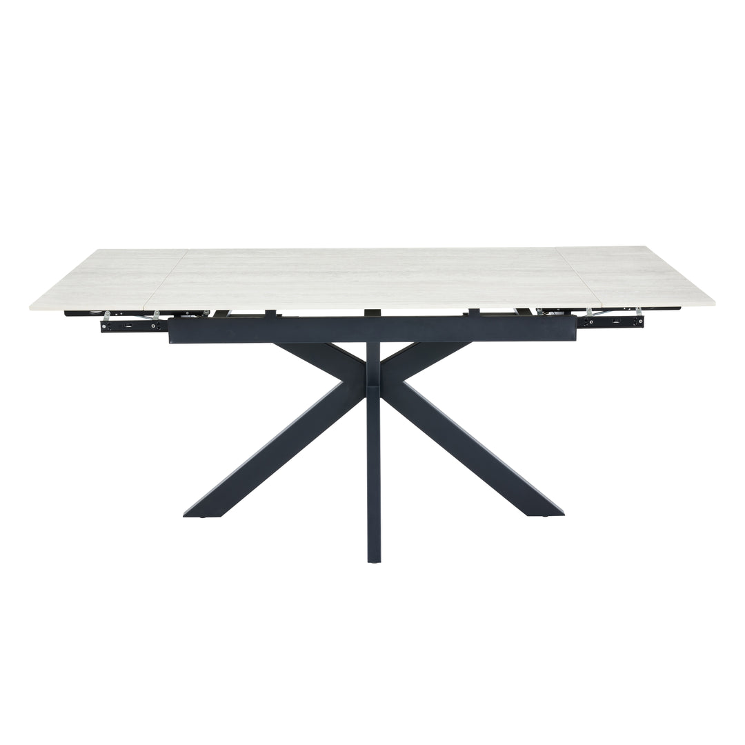 Avella 1.8m Extending Ivory Dining Table