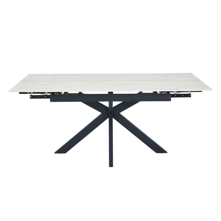 Avella 1.8m Extending Ivory Dining Table