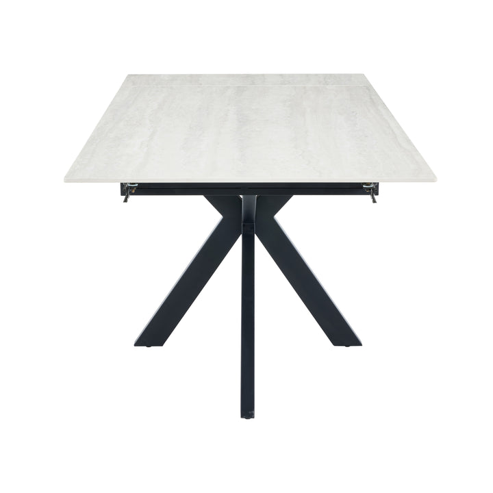Avella 1.8m Extending Ivory Dining Table