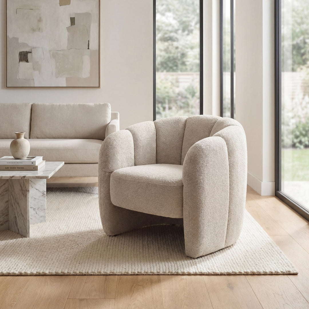 Gavina Champagne Accent Chair