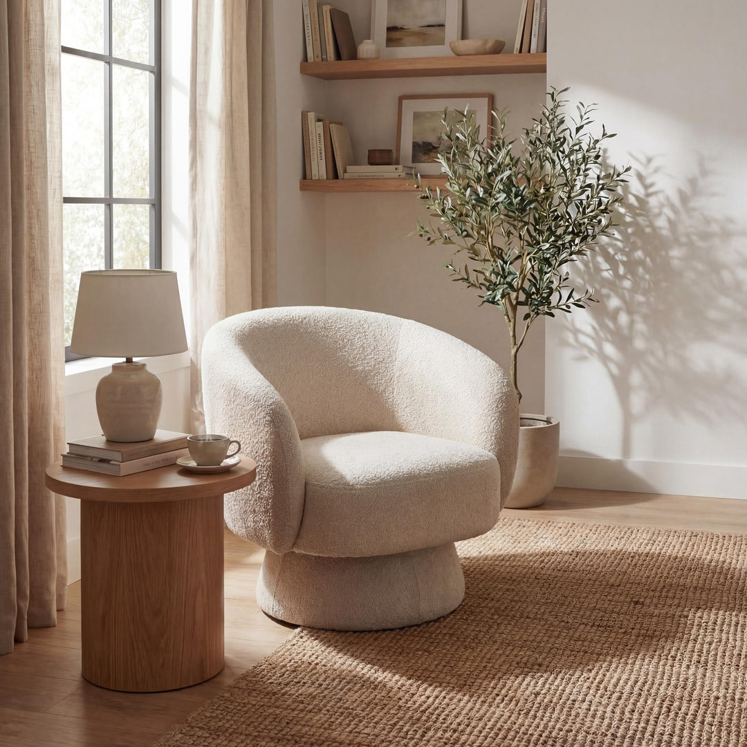 Nivana Champagne Accent Chair