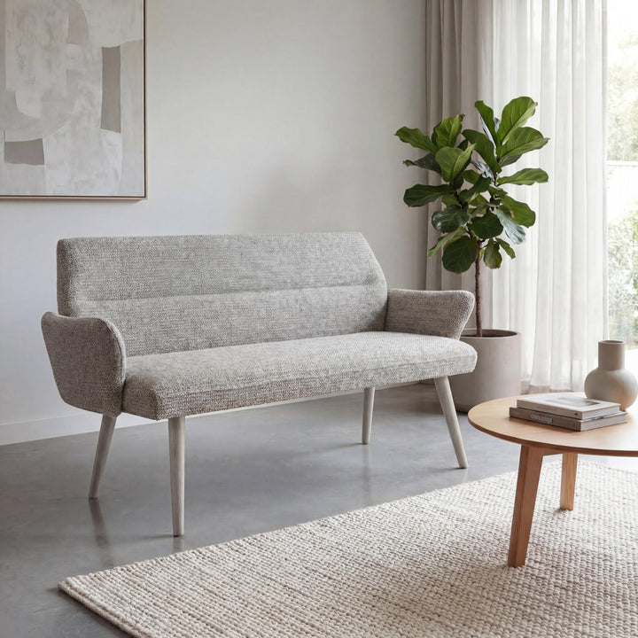 Meline Grey Bench