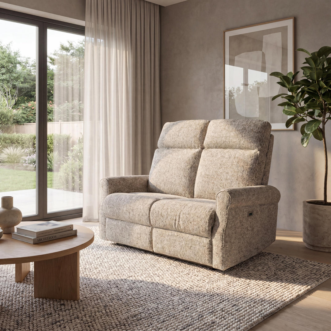 Talia Moss Heather 2 Seater Electric Recliner