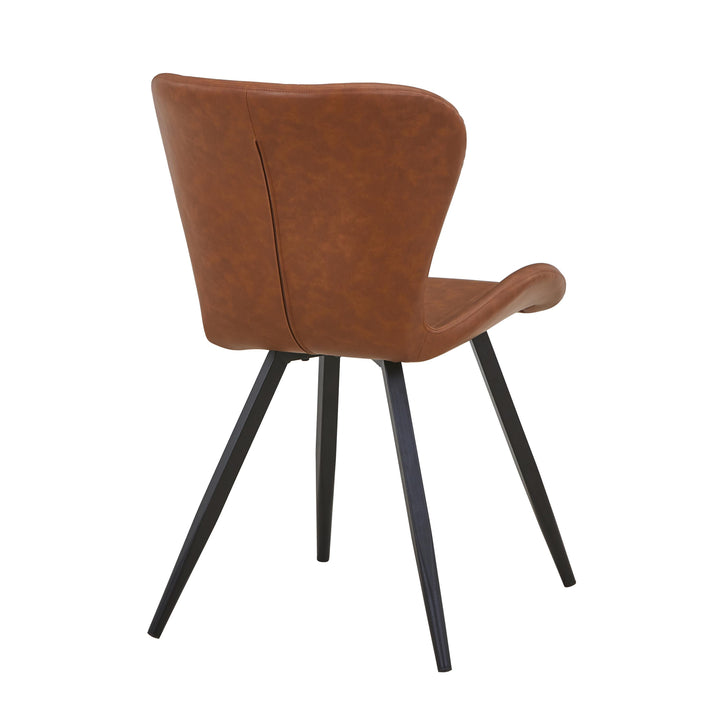 Helena Leather Effect Tuscan Tan Dining Chair