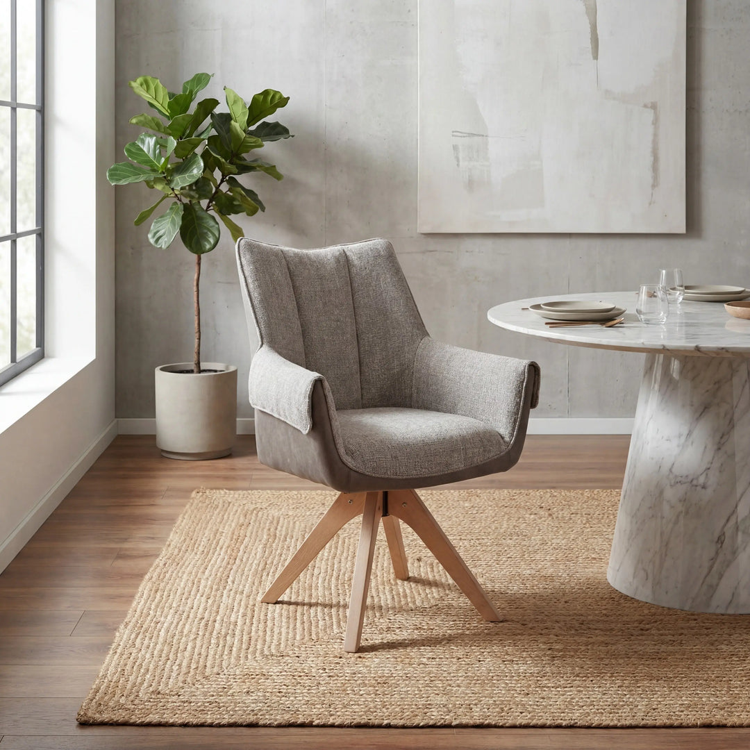 Calista Tweed Natural Dining Chair