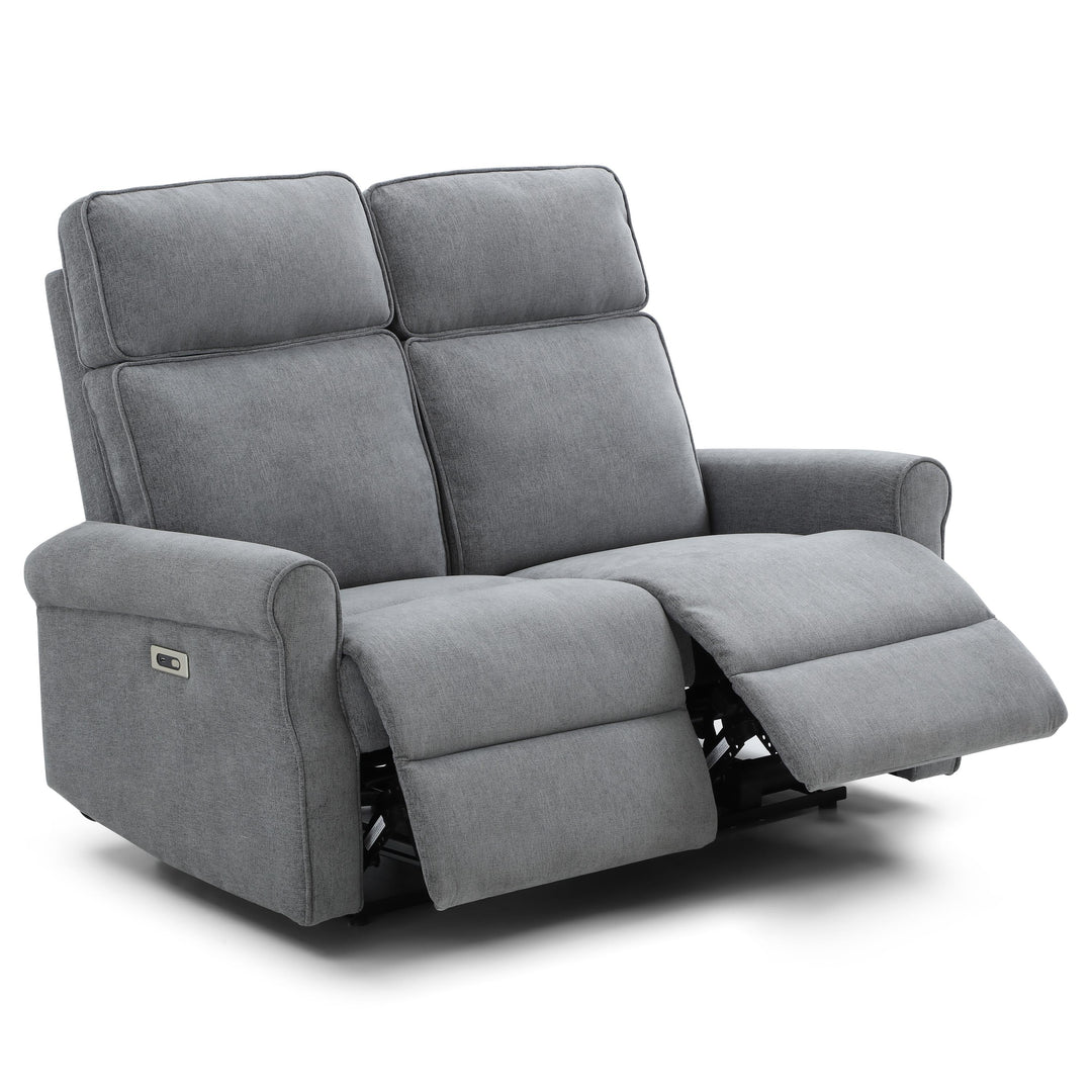 Talia Grey 2 Seater Electric Recliner