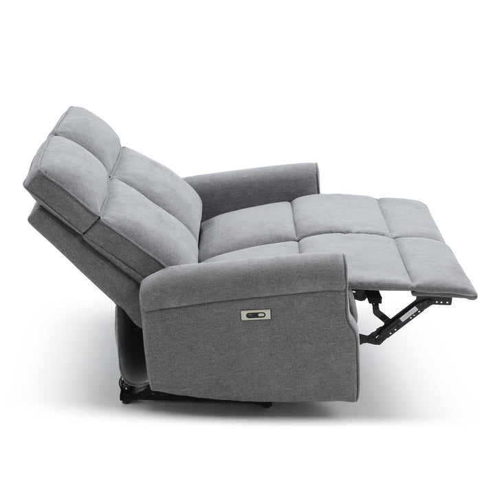 Talia Grey 2 Seater Electric Recliner