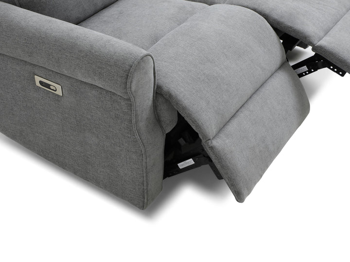 Talia Grey 2 Seater Electric Recliner