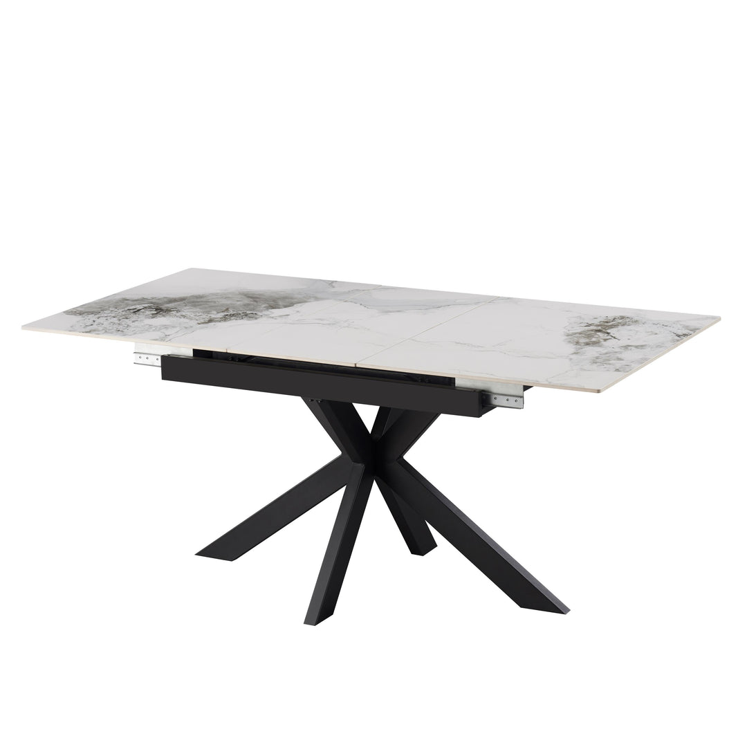 Tovia 1.8m Extending White Dining Table