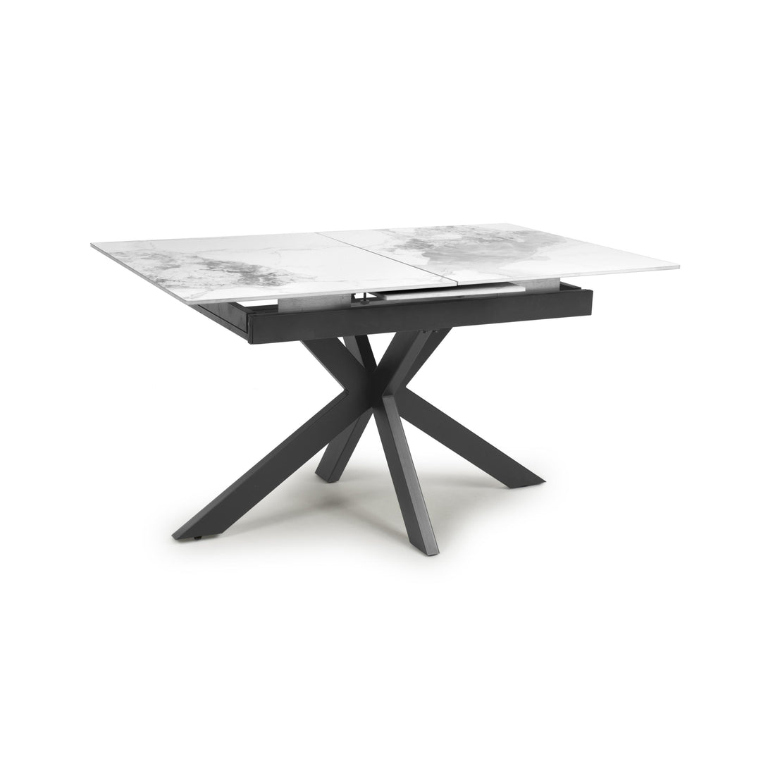 Tovia 1.8m Extending White Dining Table