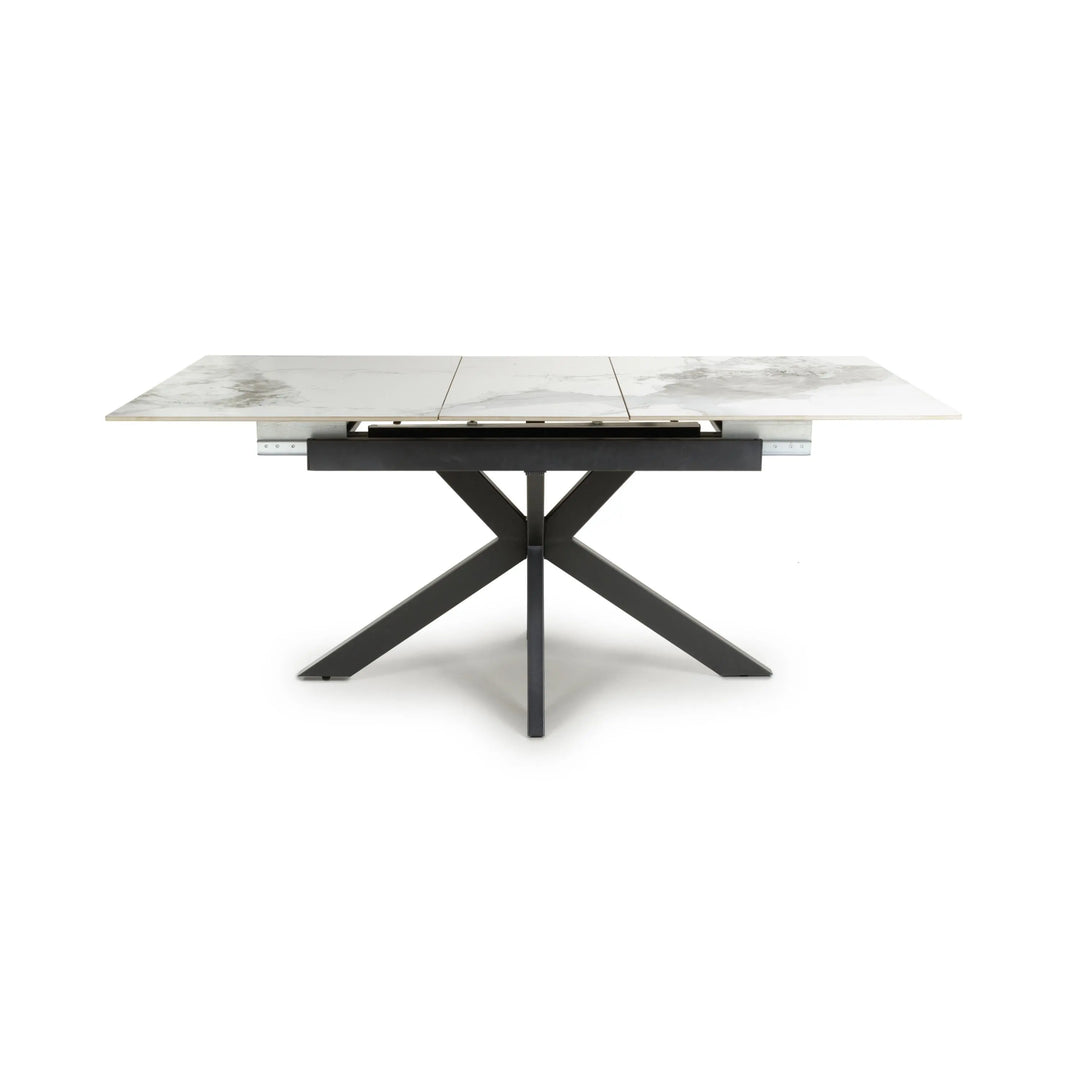 Tovia 1.8m Extending White Dining Table