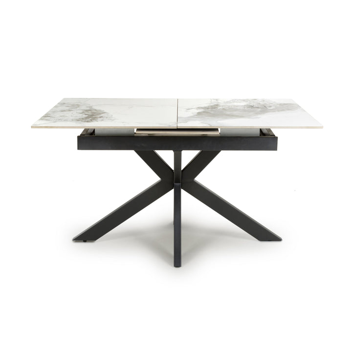 Tovia 1.8m Extending White Dining Table