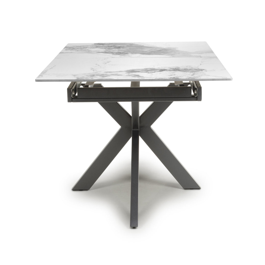 Tovia 1.8m Extending White Dining Table