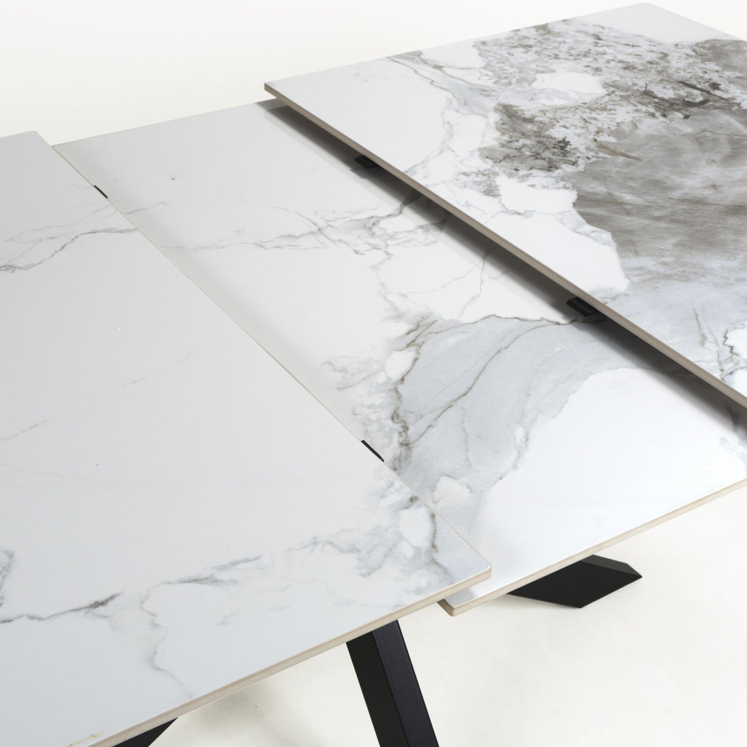 Tovia 1.8m Extending White Dining Table