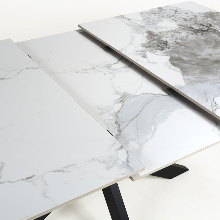 Tovia 1.8m Extending White Dining Table