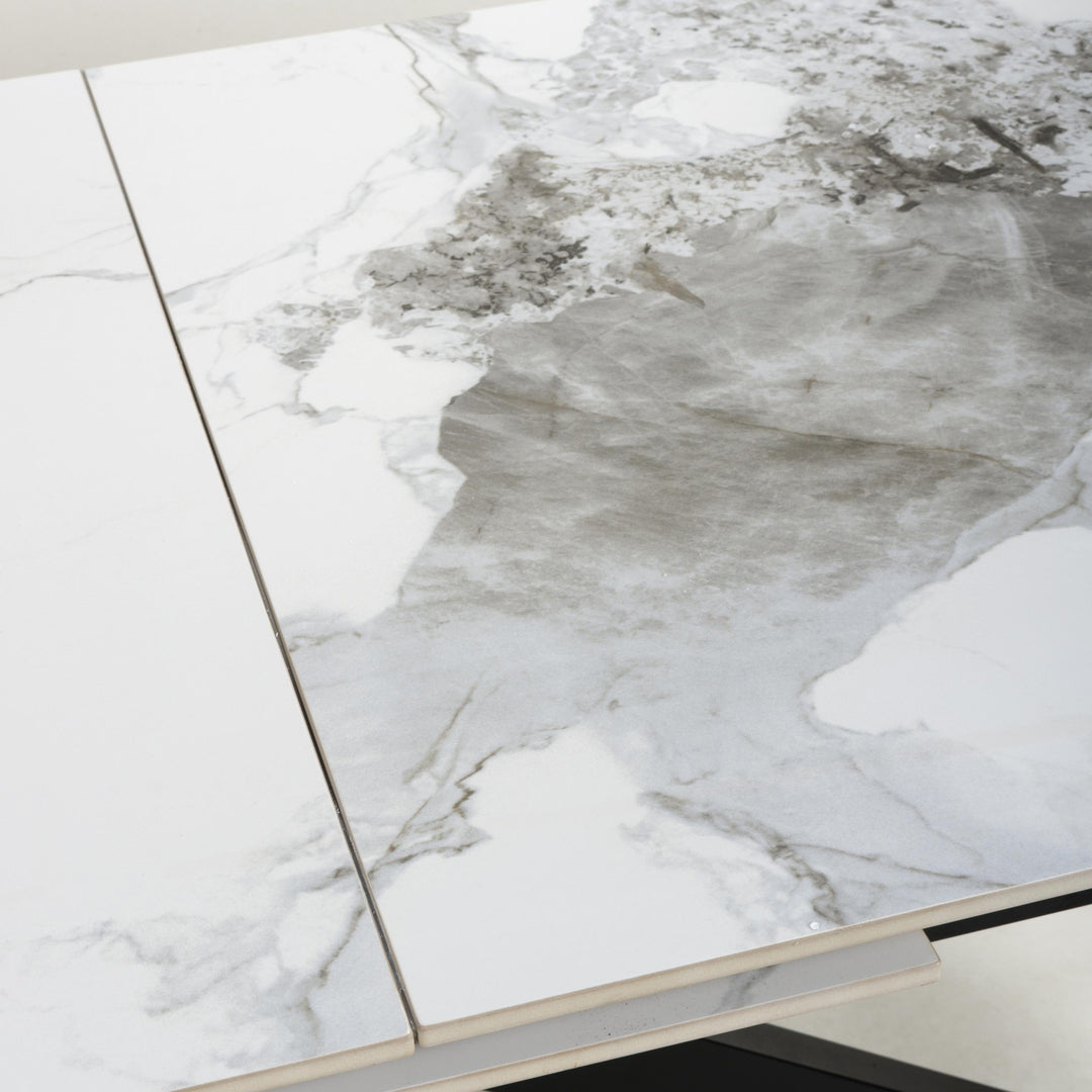 Tovia 1.8m Extending White Dining Table
