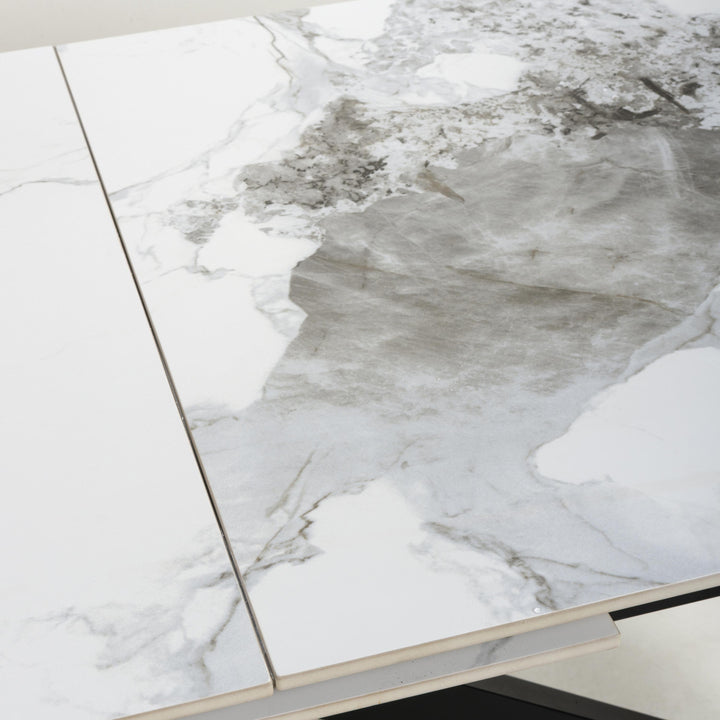 Tovia 1.8m Extending White Dining Table