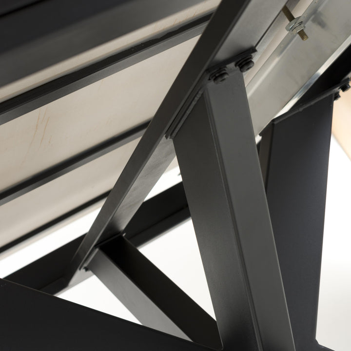 Tovia 1.8m Extending White Dining Table
